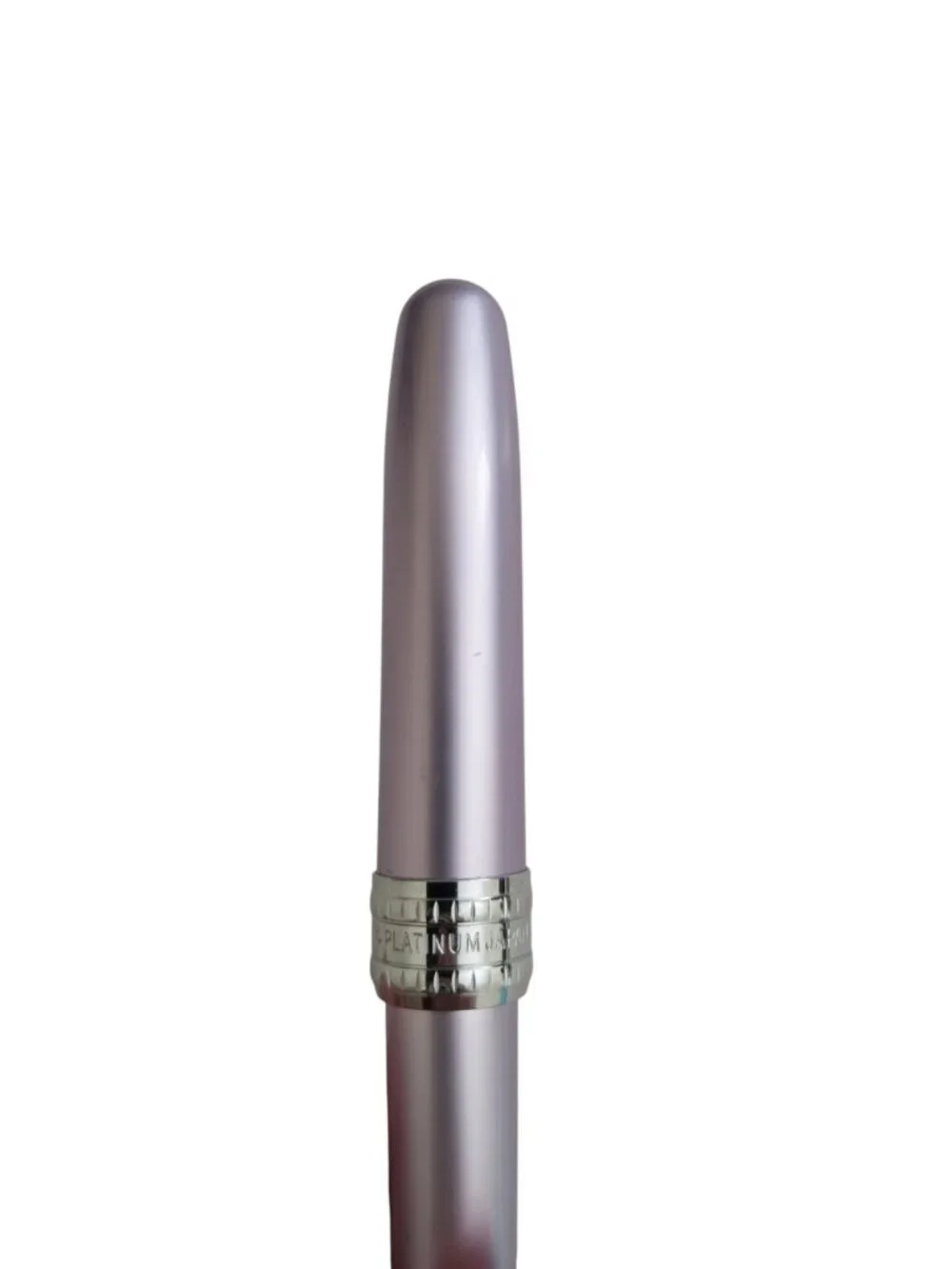 Platinum Plaisir Aluminum Fountain Pen 03 Fine Nib Gently Used Violet Purple